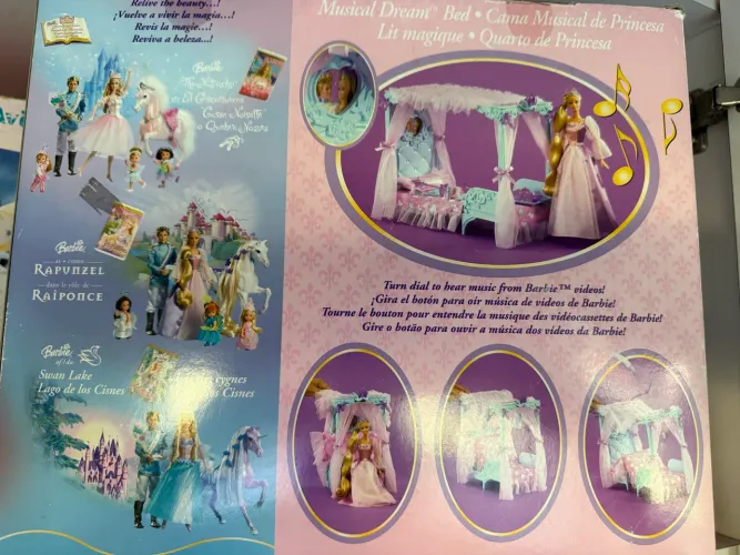 Cama romantica barbie princesas