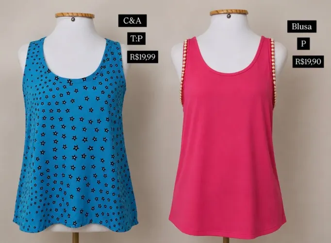 BLUSAS FEM PEÇAS ÚNICAS