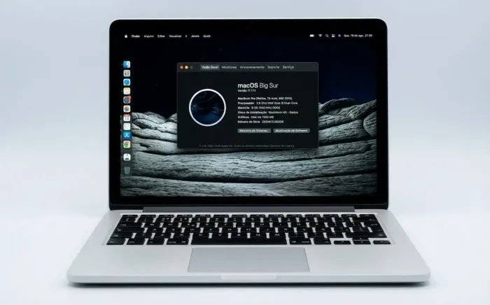 MacBook Pro 13" Retina (Mid 2014) - i5 2.8GHz / 8GB RAM / SSD 500GB / macOS Big Sur