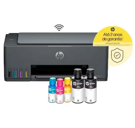 Impressora HP Smart Tank 589 Wifi Copiadora e Scanner- Lacrada na Caixa