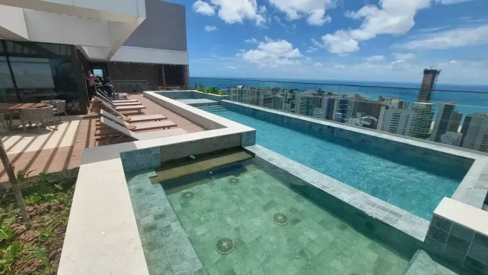 Apartamento Completo - Andar Alto para Aluguel Anual no Meireles - Fortaleza - CE
