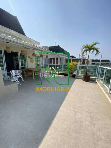 Cobertura para alugar, no Condomínio Le Parc Residential Resort em Rio de Janeiro, Barra d