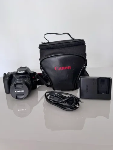 Canon SL3 24MP + lente 18-55mm + cartão | Estado impecável
