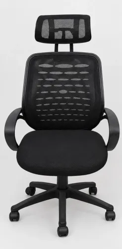 Cadeira de Escritório Ergonômica com Apoio de Cabeça e Mesh