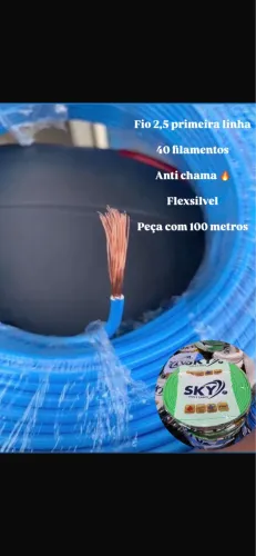 Fios primeira linha e tomadas em geral
