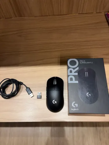 Mouse Gamer Logitech G Pro X Superlight 2 - Sem Fio | 60g | Completo