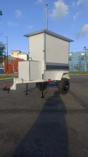 Micro Trailer Fechado para Tapioca