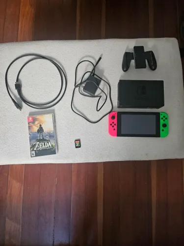 Nintendo Switch + 3 Jogos (Leia descrição)