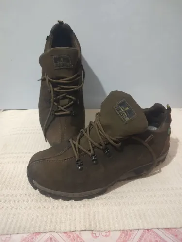 Bota de Couro Macboot de Caminhada Para Trilha Tamanho 44