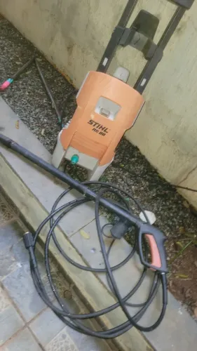 Lavadora alta pressao Stihl RE 88 precisa reparo vazamento de agua