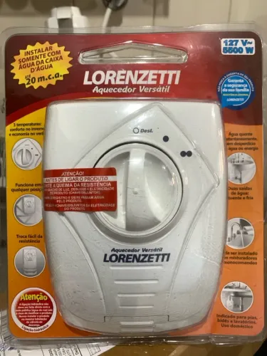 Aquecedor versatil lorenzetti