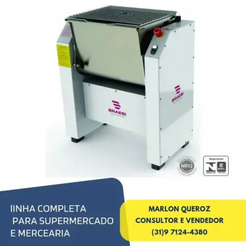 Amassadeira Basculante 15KG Braesi Bivolt