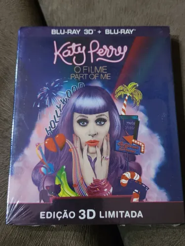 Blu Ray 3D + Blu ray Katy Parry Part of Me edição lacrado de colecionador