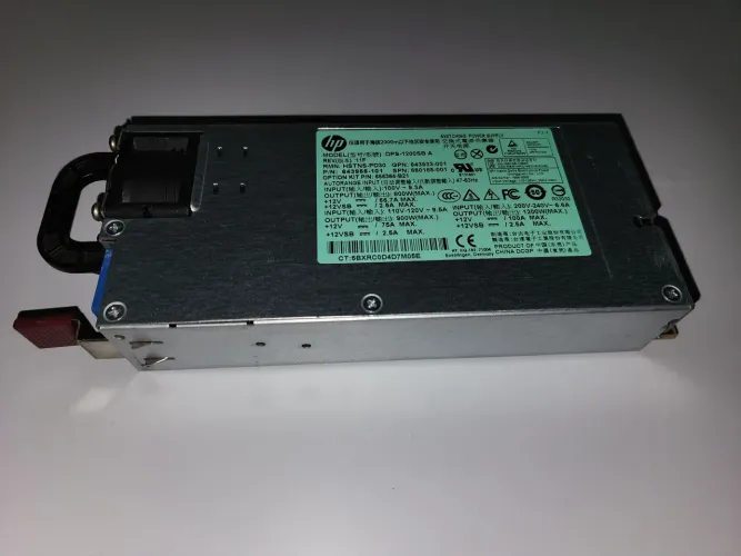 Fonte HP 1200W Servidor + Cabos + Conectores + Placa de Fuga