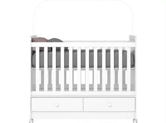 Berço 3x1 com gavetas acompanha kit berço