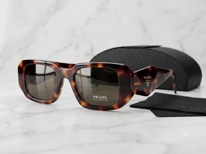 Óculos de sol Prada PRADA PR 17WS Dark Havana/Marrom 49/20/145 feminino