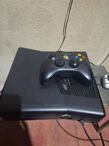 Xbox 360 desbloqueado + controle, Kinect e jogos