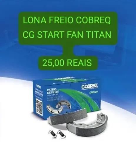 Lona de freio CG START FAN TITAN YBR 
