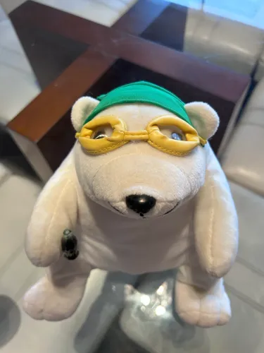Urso Polar Coca-Cola Natação anos 2000