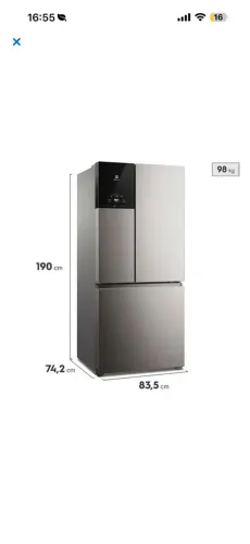 Geladeira inverter,590 litros,3 portas!