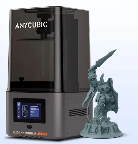 Impressora 3D resina nova + 1kg de resina cinza 3D cure