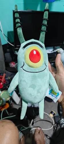 Pelúcia Plankton da Turma do Bob Esponja