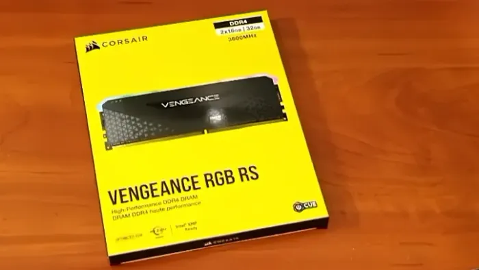 Memória Ram Corsair Vengeance RGB RS 32GB 2X16GB 3600MHZ DDR4