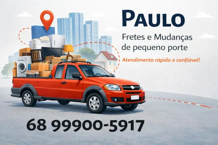 Faço frete e pequenas mudanças 