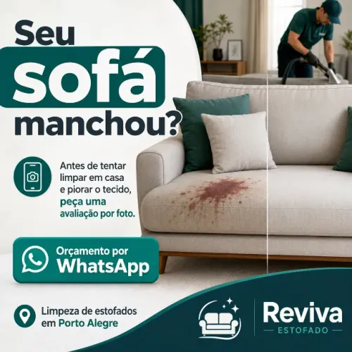 Limpeza de Sofá em Porto Alegre | Remoção de Manchas