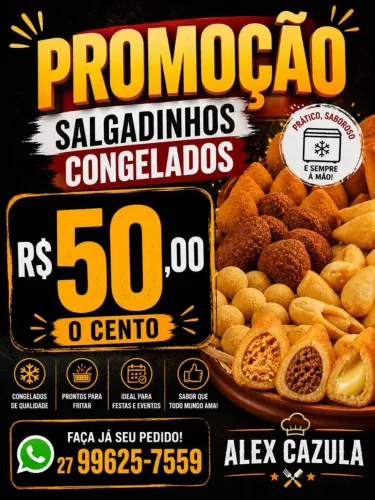 SALGADINHOS CONGELADOS