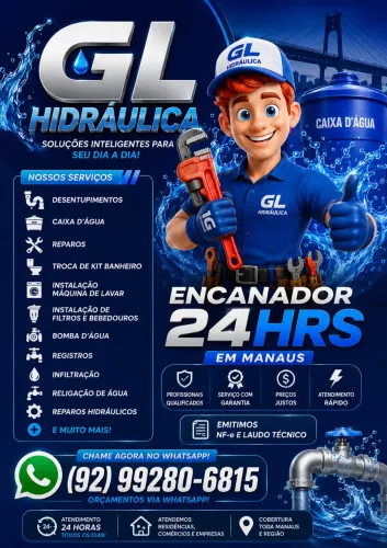 Encanador em toda Manaus disponível