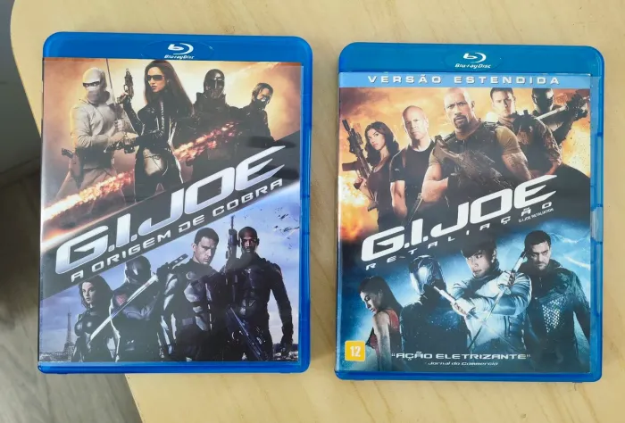 Blu Ray G.I. JOE A Origem do Cobra e Retaliação