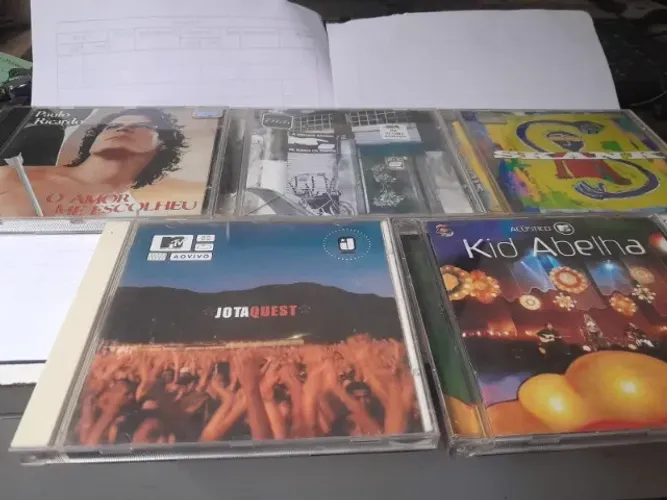 CDs-Titas,SkankPaulo Ricado,Kid Abelha,Jotas Quest,usados