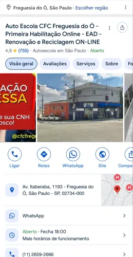 Passo ponto auto escola