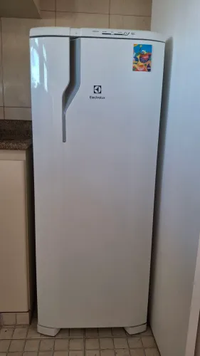 Geladeira Electrolux RE31, 240L. Comprada há 1 ano e 6 meses