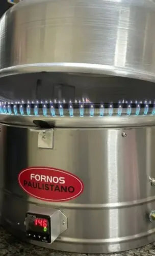 Forno De Pizza Paulistano Digital Turbo Gás