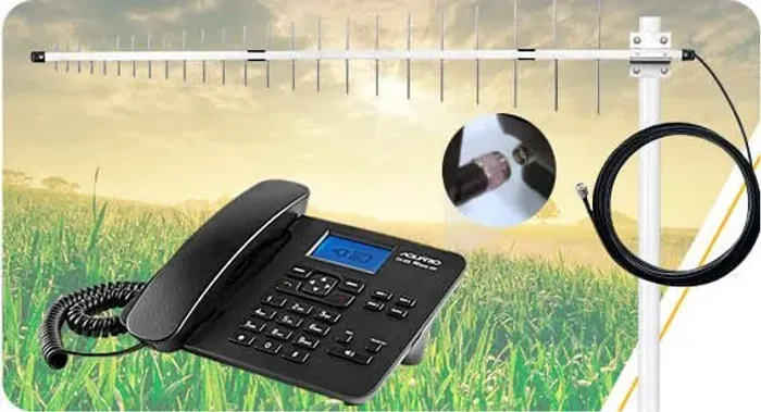 TELEFONE RURAL E WI-FI de Longo alcance