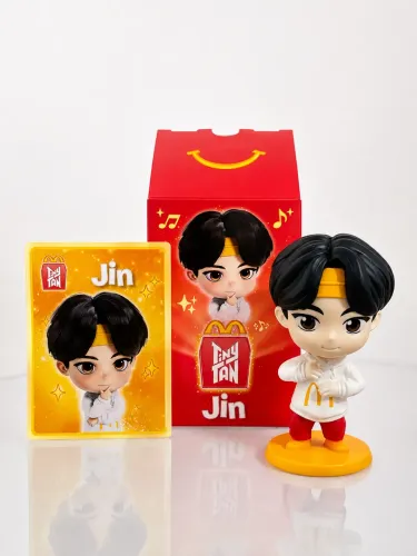 Jin (edição Especial) - Bts Tinytan Mcdonald's + Card
