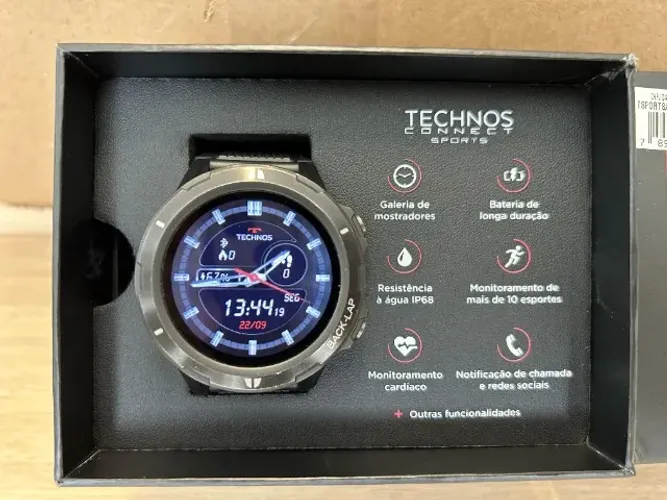 Smartwatch Technos Connect Sports TSPORTSAA - Excelente Estado!