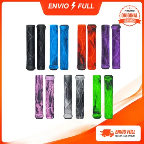 Manopla Punho Luva 165mm Grande Sem Flange Par GTA compativel Gios Viking Hupi