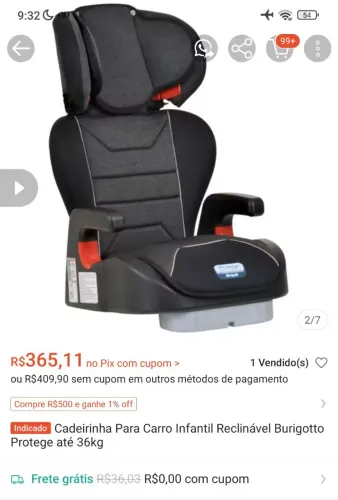 Cadeirinha de carro