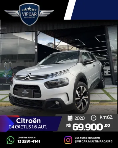 Citroen C4 Cactus Feel 1.6 16V Flex Aut. 2020