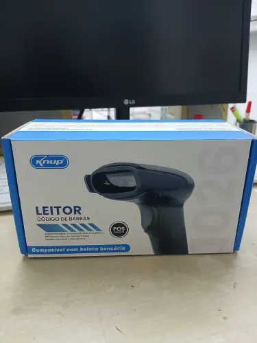 Leitor de Código de barras USB Knup