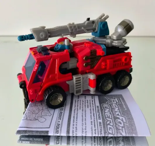 Figure Transformers Energon - Autobot Inferno completo e original Hasbro, Powerlinx,