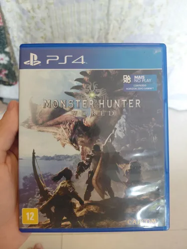 Jogo monster Hunter world para ps4
