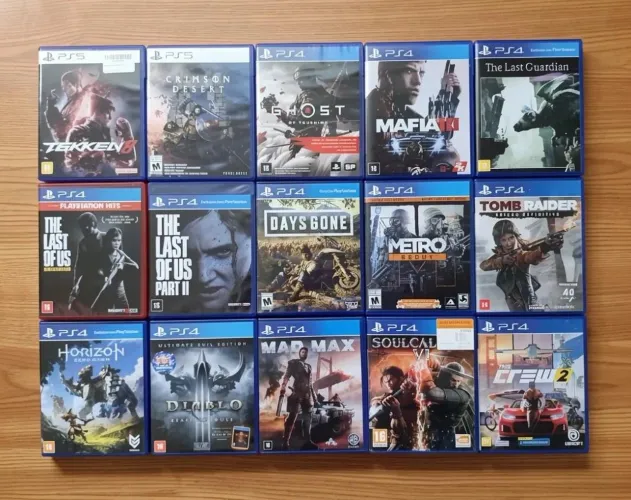 Jogos de ps4 original