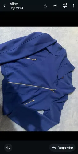 Jaqueta azul.tam M