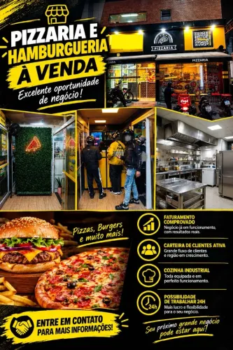 Vendo pizzaria completa!