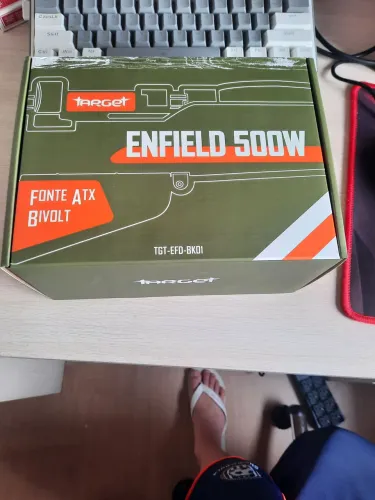 Fonte 500w nunca usada, na caixa