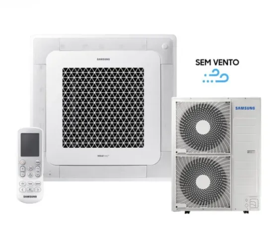 Ar Condicionado Inverter Cassete 4 vias WindFree com WiFi 54.000 BTU 220 V Novo na caixa